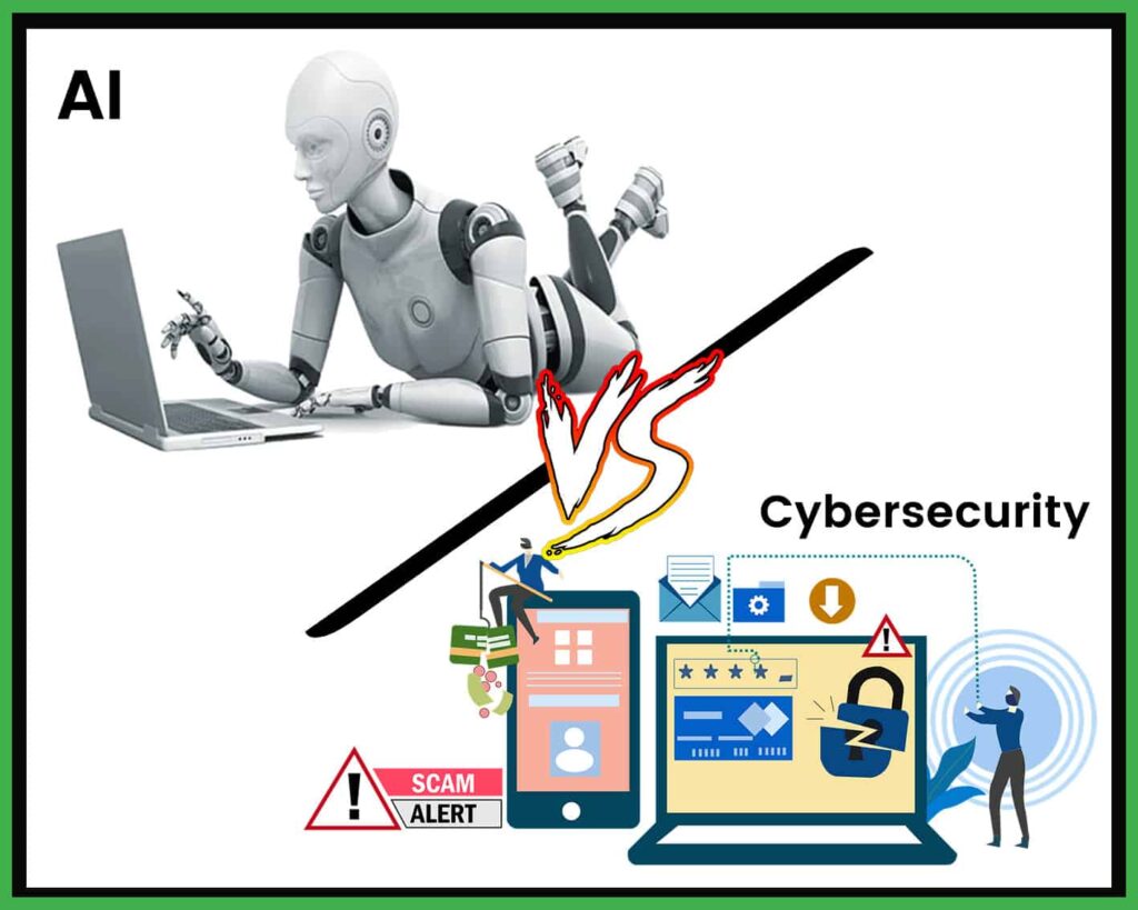 tech sub-industries of Ai vs cybersecurity